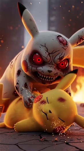 Zombie Pikachu Vs Pokémon Team ⚔️ | #viralshorts