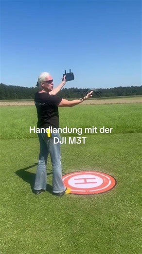 Handlandung mit der DJI M3T