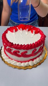 How did I not know this cake trick? Katie creates holes in her cake using glasses, and fills them with sprinkles to create a fun and sweet surprise. | The Madison Family