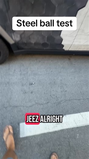 Tesla Owners Of Silicon Valley on Instagram: "Cybertruck steel ball test #fyp #tesla #steelball #cybertruck"