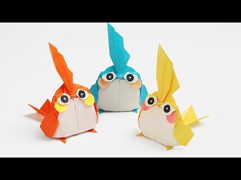 Origami Bird from Honkai Star Rail #origami #折纸 #匹诺康尼