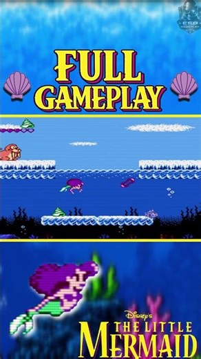The Little Mermaid - Full Game HD Promo III #shorts #gaming #retrogames