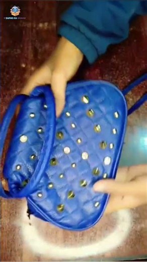 Jingle bells and blue shells. Best gift ever! 🎁"​#BlueBag #FashionDaily#StyleInspiration#