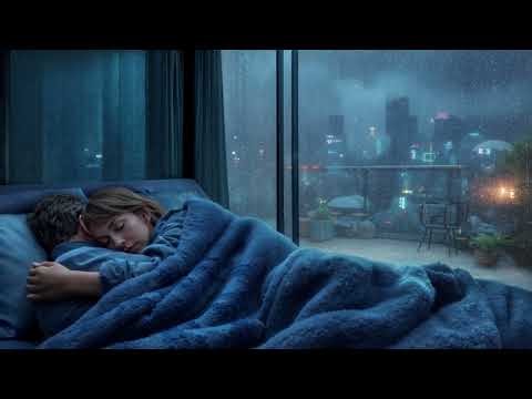 Sleep Together Peacefully 🌧️ Cozy Rain & Gentle Thunder for Couples 💑 Deep Sleep All Night