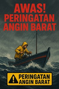 50K views · 571 reactions | Angin barat sudah mulai terasa. Laut...