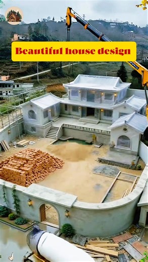 “Beautiful Chinese House Construction Step-by-Step | Dream Home Project”