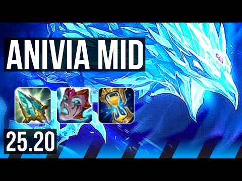 ANIVIA vs HWEI (MID) | Legendary, 36k DMG | KR Master | 25.20