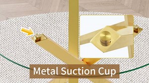 Round Glass Dining Table Set for 4, 39" Round Kitchen Table and Chairs for 4 with Tempered Glass Top and Metal Base, 5 Piece Modern Dining Room Table Set for Small Spaces