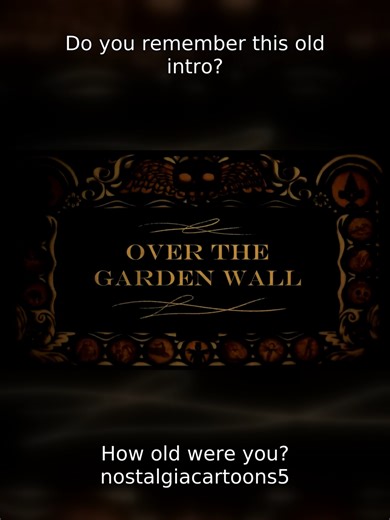 Over the Garden Wall (2014) – 1 Season Over the Garden Wall follows two half-brothers, Wirt and Greg, who become lost in a mysterious forest known as the Unknown. As they search for a way home, they encounter strange characters, eerie folklore, and a looming presence known as the Beast. Blending dark fairy tale elements with whimsical humor, the miniseries is celebrated for its atmospheric storytelling, distinctive art style, and themes of fear, growth, and self-discovery.#tvshow #cartoon #intro