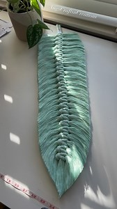 I love a good macrame feather! Putting the final piece together today too! Can’t wait to show you all! • Also… this feather is deceivingly heavy! If you work with cord, I know you know, but those that don’t. It would seriously surprise you! • • Have you tried making macrame feathers? It is something you would consider making? • #macrame #macramecommunity #macrameartist #macramefeathers #macramedecor #macrameart #handmadecraft #fiberart #angscraftsncreations | AngscraftsnCreations Macrame