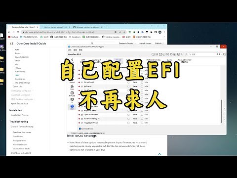 超详细的黑苹果EFI配置教程，专属于你自己的EFI，再也不用到处求人！
