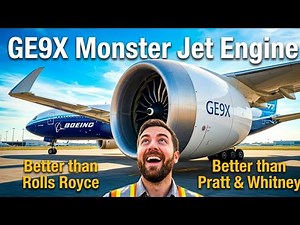 GE9X Explained: Why GE Built a Monster Jet Engine Bigger than Boeing 737