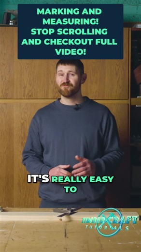 Continue to learn those basics With TImber Craft Tutorials. Skills for absolutely everyone to learn. Measure twice, cut once! ✨ Mark and measure multiple pieces at once for perfect assembly. #DIYTips #Woodworking #Craftsmanship #MeasureTwiceCutOnce #ProTips