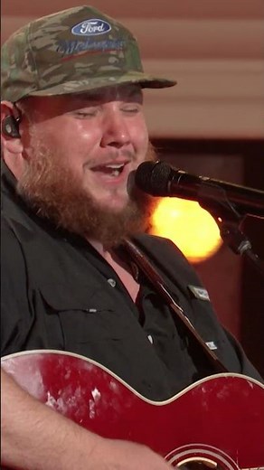 Luke Combs performs “Hurricane” at Opry 100: A Live Celebration.