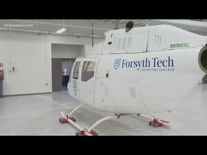 Forsyth Tech's new aviation technology lab