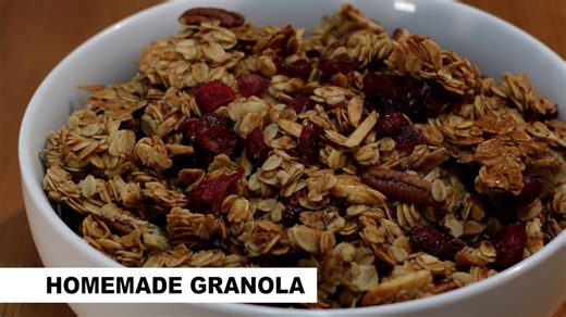 Homemade granola recipe | Easy and healthy