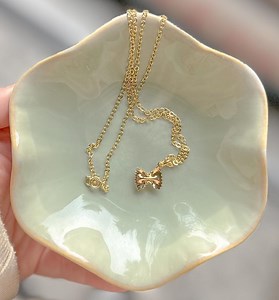 Bow Tie Farfalle Pasta Necklace • Gold-filled Non-tarnish - Etsy
