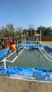 47M views · 629K reactions | hanging over water & popping balloons - the perfect mix of skill, balance, and timing ! can they complete the last challenge in time ? | SS Food Challenge | Facebook