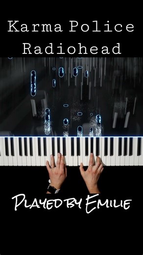 Karma Police - Radiohead (Piano Tutorial cover) #piano #instrumental #tutorial