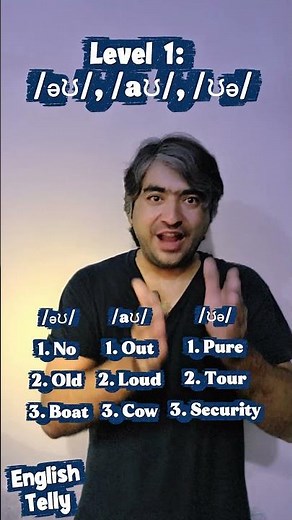 Master the Trickiest British Accent Vowels! 🇬🇧 (/əʊ/, /aʊ/, and /ʊə/) English Telly #accenttraining