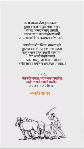 शेतकरी 😥💯 || मराठी शायरी #marathishayari #shayari #shetkari #video #shorts