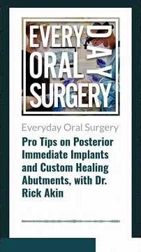 Posterior Maxillary Immediate Implants | Sedation, Osteotomes and Tapered Implants | Dr Richard Akin