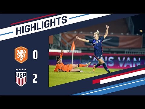 USA 2-0 Netherlands 1:00 Highlights | Nov. 27, 2020 | Breda, Netherlands - Rat Verlegh Stadium