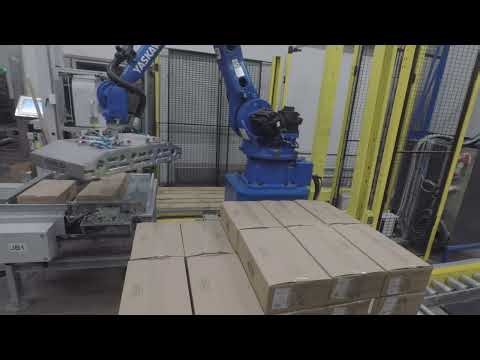 Cell Pal Dual — Robotics Palletizing CellCustomer: Creta Farms (Foods SA)