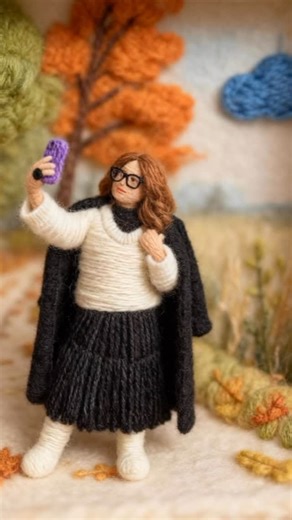 Santa Lasmane Instagram apmācības mārketings on Instagram: "Trends ar lieliem skatījumiem! 🧶🧶🧶 Nepaspēja noklust fotosesijas ziemā trends, kā nupat skatījumus vāc šie adītie 🧶komforta video. 🧶Kā tādu izveidot? 1. Atlasi bildes savā telefonā, lai tās veido stāstu 2. Tad pa vienai šīs fotogrāfijas liec MI vietnē Krea, izveloties Seedreem 4 un pievienojot šo promtu: "Use the uploaded image as a primary reference and create a handmade thread art piece, a diorama made of yarn and felt. Macro pho