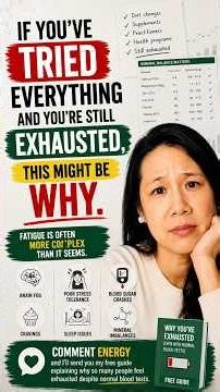 If you’ve tried everything and you’re still exhausted. This might be why.