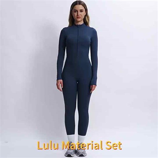 Custom High-Quality Bodysuits Tight Long Sleeve Fleece One-Piece Bodysuits Women Gym Running Fitness Warm Yoga Sports Jumpsuit
