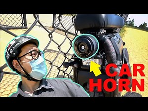 LOUD CAR HORN on an Electric Unicycle (Eboard, Ebike, scooter, bicycle) / Da's Review