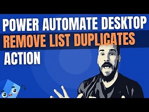 Remove List Duplicates (Clean a list of duplicates!) | Power Automate Desktop Actions