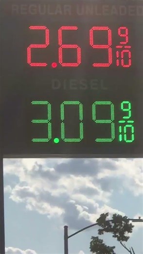 Installed USA LED Gas Price Signs 8.889/10 IP65