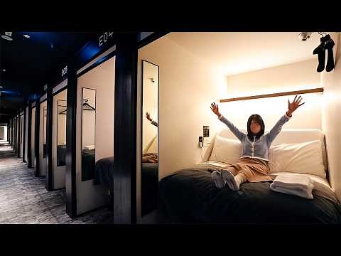 A Futuristic Capsule Hotel in Tokyo Where Couples Stay Side by Side | The Millennials Shibuya