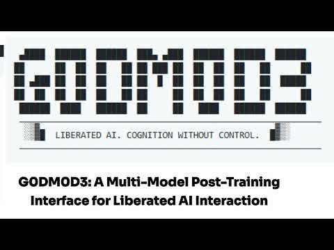 G0DM0D3: A Multi-Model Post-Training Interface for Liberated AI Interaction