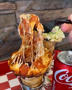 2.4M views · 308 reactions | I think I've found my soulmate, and his name is "pizza cone." Follow Twisted Sourdough Pizza Co. (https://www.instagram.com/twistedpizzalv/) for more! | Tasty Presents | Facebook