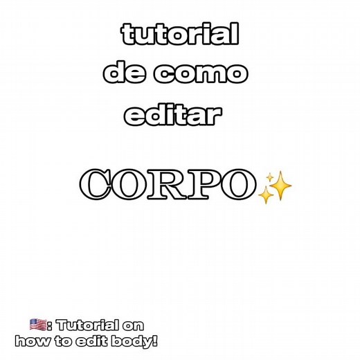 ⭑.ᐟ tuto de como editar corpo gacha!/Tutorial on how to edit gacha body! #fpy #gacha #naoflopa