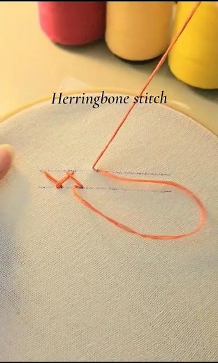 Herringbone stitch tutorial |MiranY Creative