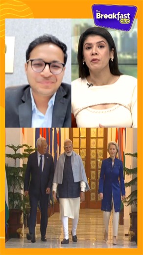 India-EU trade deal: Who really benefits? Lower duties may reduce production costs for exporters, but also bring tougher competition at home. Anant Ladha, Founder of Invest Aaj For Kal explains why increased competition will ultimately benefit Indian consumers the most. #EUIndiaTrade #IndiaEUFTA #Explained #TradeNews #GlobalEconomy #IndiaEUTradeDeal #FreeTradeAgreement | News18