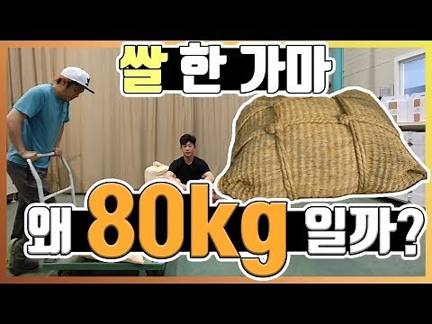 쌀 80kg = 한 가마?