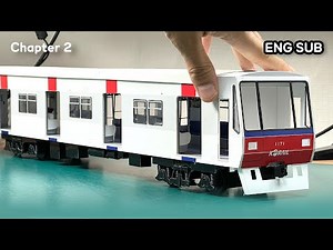 Making Subway Using Paper Only! - Seoul Line No. 1 Subway Into Paper Model [Chapter 2]