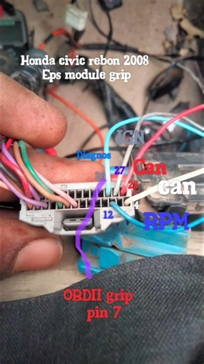 Honda wiring diagram #shorts #carservicegarage #honda #automobile