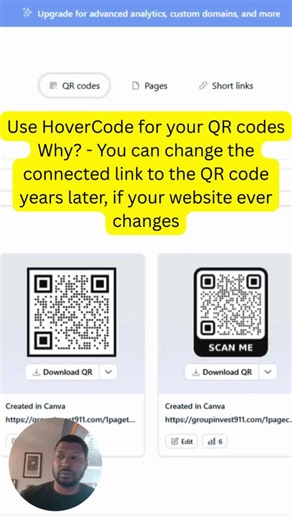 QR Code secret - use Hovercode to create QR codes you can change later