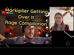 Markiplier Getting Over It Rage Compilation REACTION