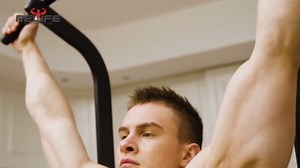 RELIFE REBUILD YOUR LIFE Adjustable Power Tower Dip Station Pull up Bar Home Gym Strength Training