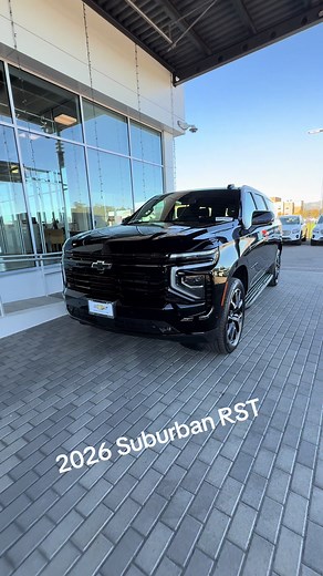 2026 Chevy Suburban RST: Fully Equipped Luxury SUV