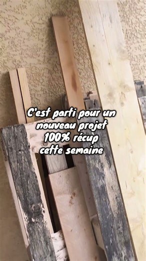 nouveau projet 100%recup #diy #woodworking #décoration #wood #upcycling