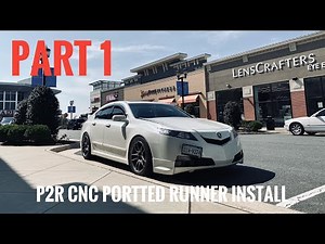 P2R CNC Ported Lower Intake Runners installation part 1
