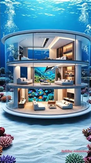 Underwater Building Animation Style #building #animation